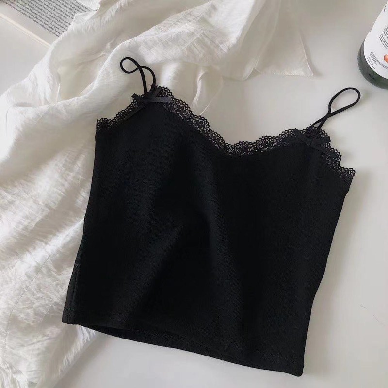 Áo 2 dây cotton tăm