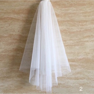 Khăn voan cô dâu dài 80-100cm