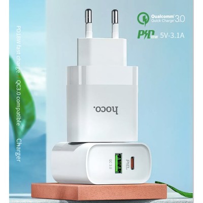 Củ Sạc HOCO C80/C80A sạc nhanh PD20W QC3.0/2.0 Sạc cho Smart phone - Table