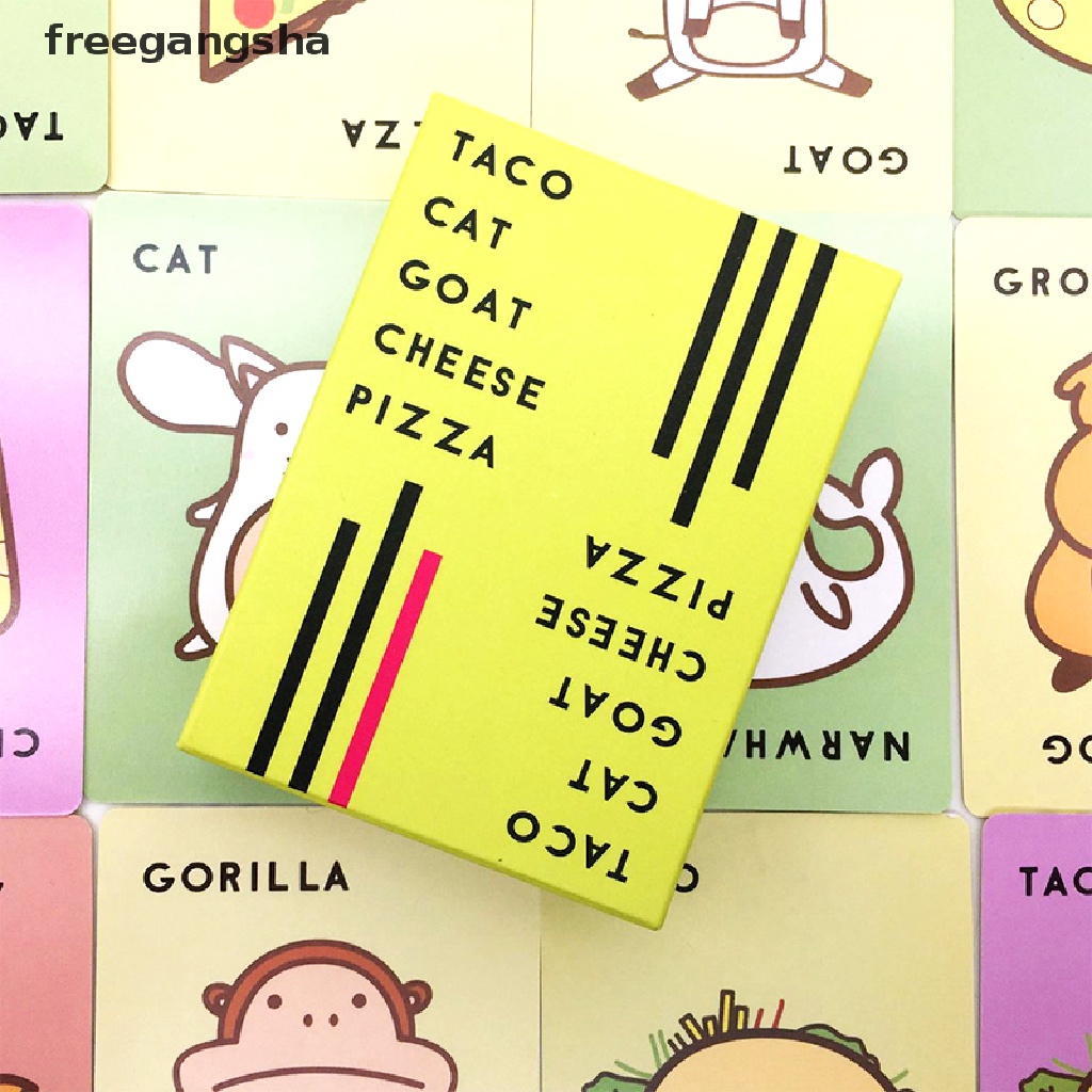 [FREG] New Taco Cat Goat Cheese Pizza Card Game Family Party Fun Game Gift Toy Game FDH