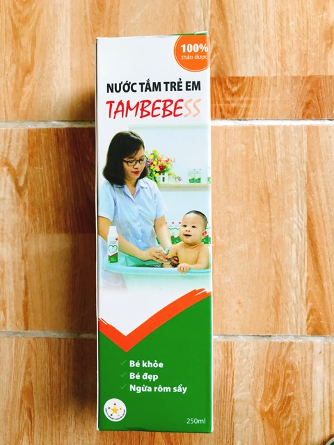 Sữa tắm Tambebess cho em bé sơ sinh người lớn trị rôm sảy mẫn ngứa, côn trùng cắn, giúp bé ăn ngon ngủ tốt tăng cân đều,