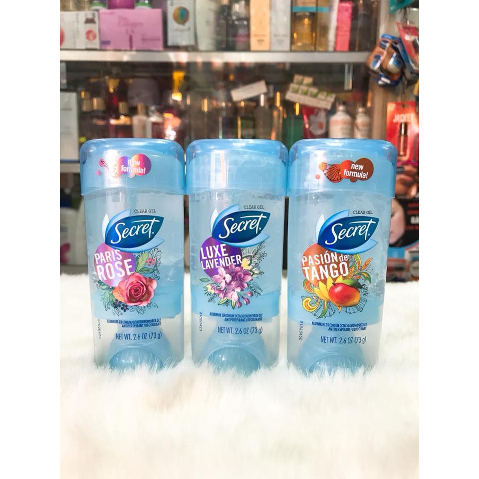 (USA) Lăn Khử Mùi Secret Clear Gel Trong Suốt Cho Nữ 73g | BigBuy360 - bigbuy360.vn