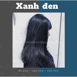 Thuốc nhuộm tóc Xanh đen
