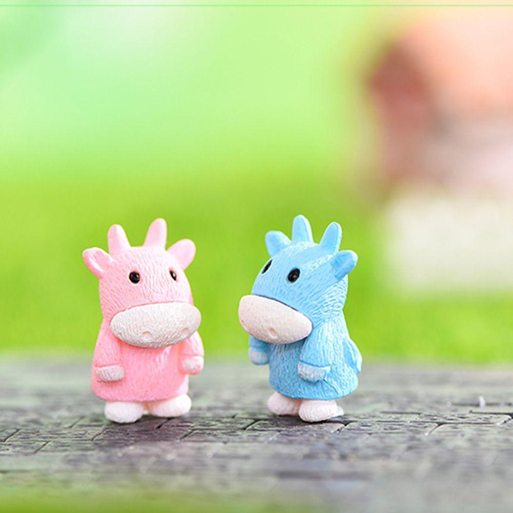 Mô Hình Bò Sữa Hoạt Hình Trang Trí Bàn Làm Việc