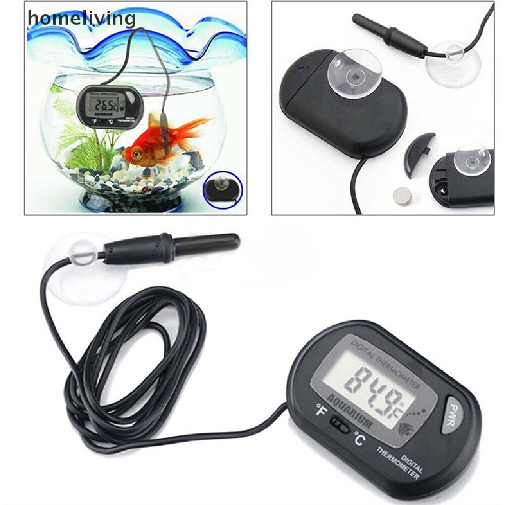1 Nhiệt Kế Điện Tử Màn Hình LCD Cho Bể Cá