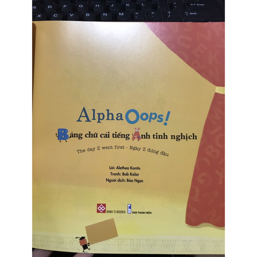 Sách-Alpha Oops Bảng chữ cái tiếng Anh tinh nghịch