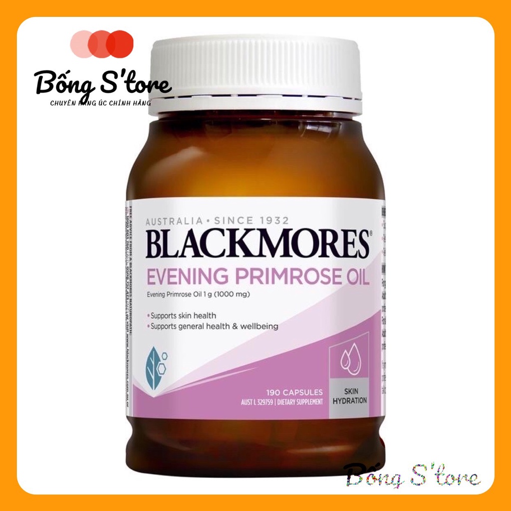 Tinh dầu hoa anh thảo Blackmore evening primrose oil lọ 190 viên