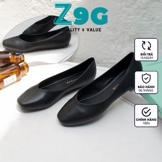 Giày Búp Bê Da Thật, Giày Lười Nữ Kiểu Dáng Trơn EF010