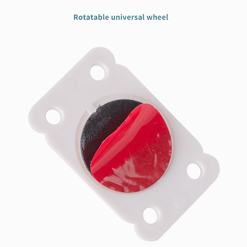 Universal Wheel 360° Rotatable Box Caster Roller Sticky Sliding Bin Pulley Wheel with Stainless Steel Ball ELEN