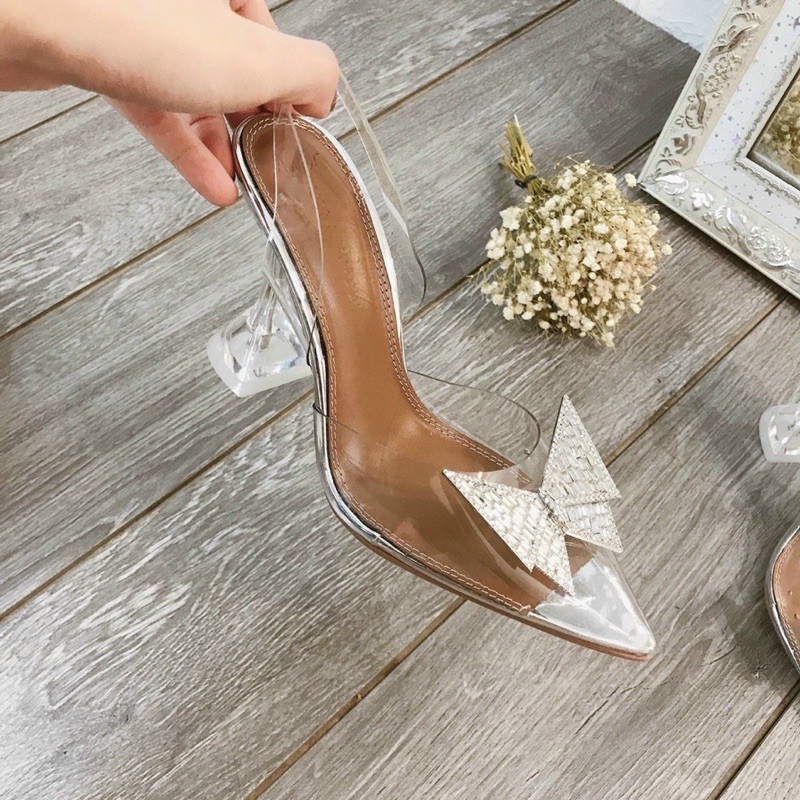 GIÀY CAO GÓT BÍT TRONG NƠ KIỂU GÓT LY CAO 9P
