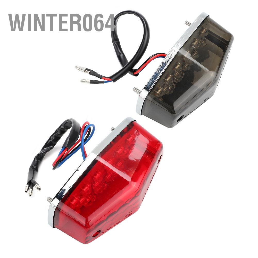 Đèn hậu LED dành cho xe máy Đèn hậu đỗ xe Phanh dừng đèn Xe máy Phụ kiện cho xe máy Yamaha Winter064