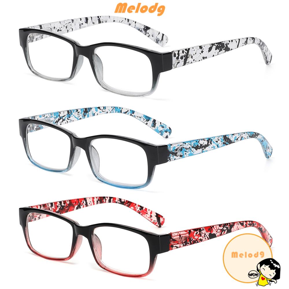💍MELODG💍 +1.0~+4.0 Reading Glasses HD Clear Lens Eyewear Presbyopia Eyeglasses TR90 For Women&Men Ultralight Resin Gradient/Multicolor
