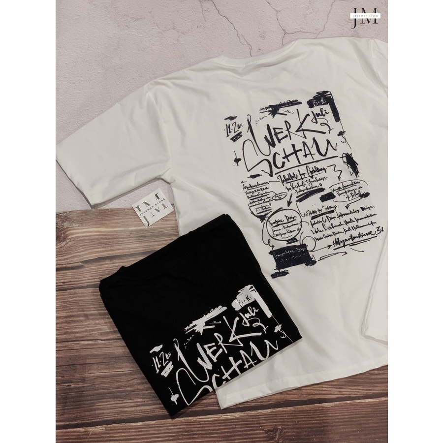 Áo thun Unisex tay lỡ form rộng cao cấp JTeeMan, áo phông Unisex nam nữ StreetStyle vải Cotton thoáng mát - JT23