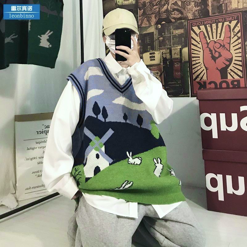 Áo Len Unisex Nam Nữ, Áo Gile Hàn Quốc Dáng Rộng Hàng Dệt Kim Cao Cấp Siêu Hot | BigBuy360 - bigbuy360.vn