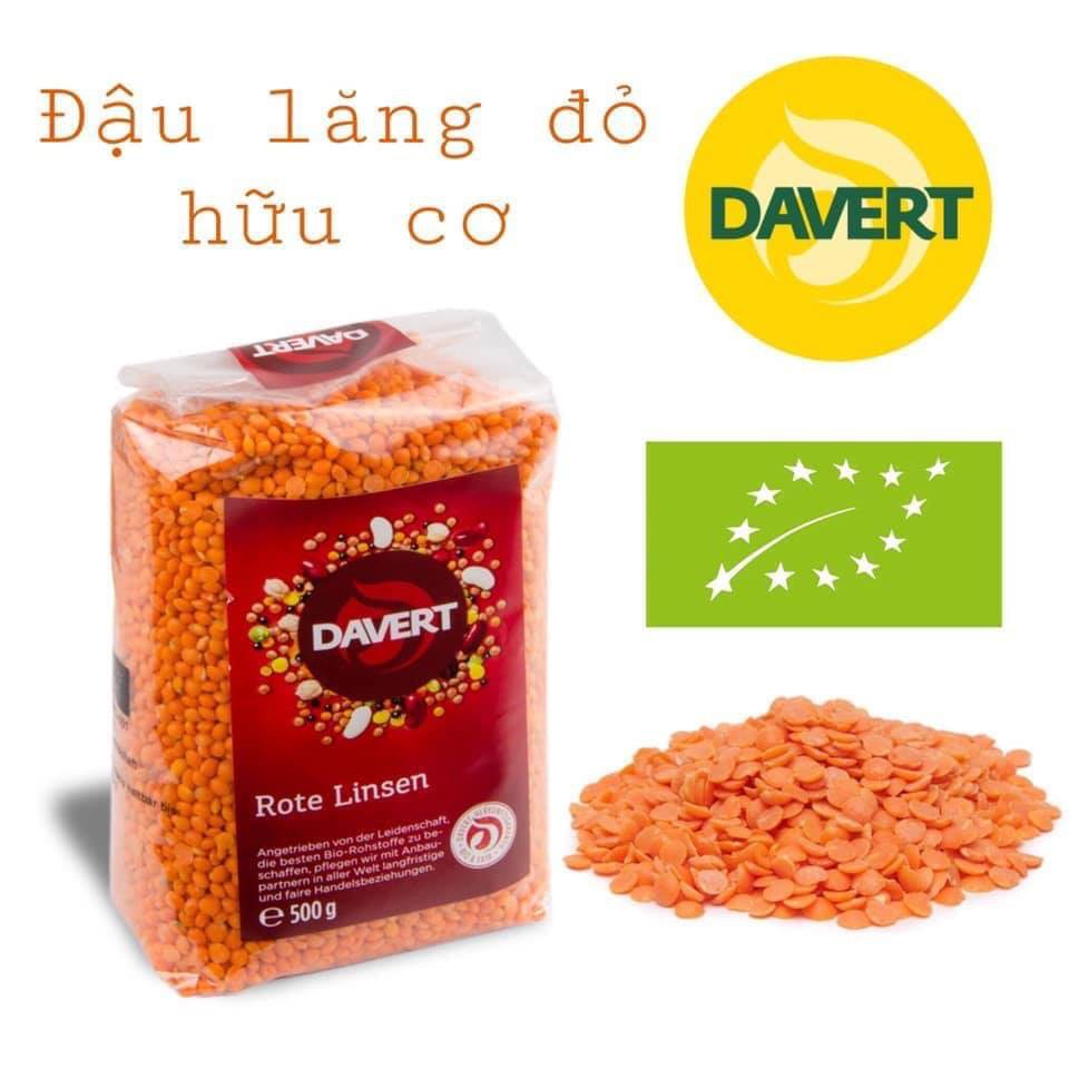 Đậu lăng đỏ hữu cơ Davert - 500g