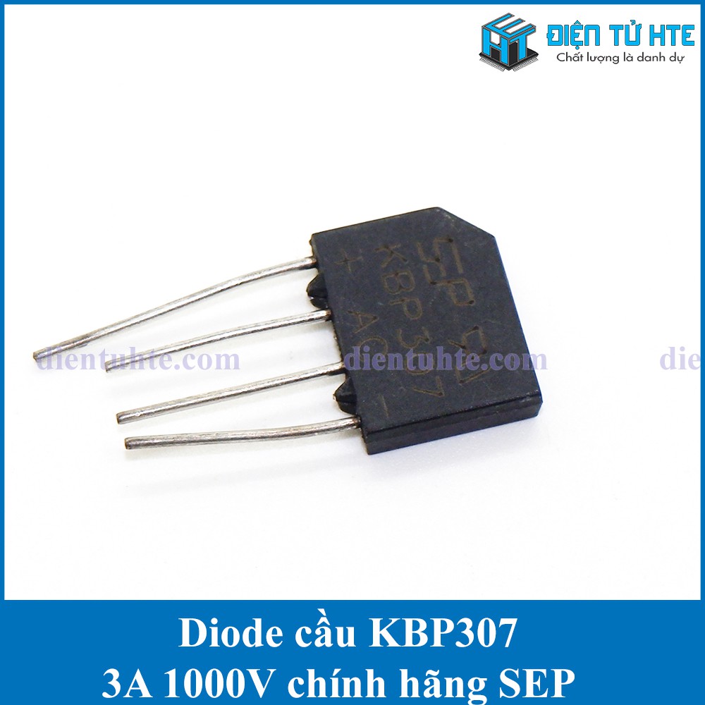 Diode chỉnh lưu cầu KBP307 3A 1000V chính hãng SEP [HTE Quy Nhơn CN2]