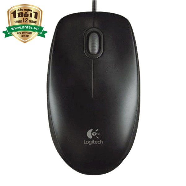 Chuột máy tính Logitech B100 (Đen)