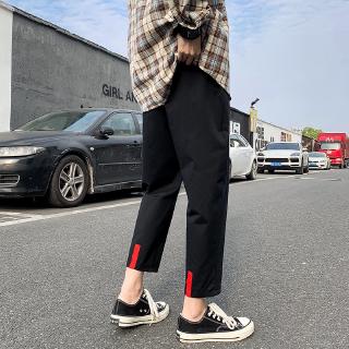 【COD】Men's wild casual pants straight trousers