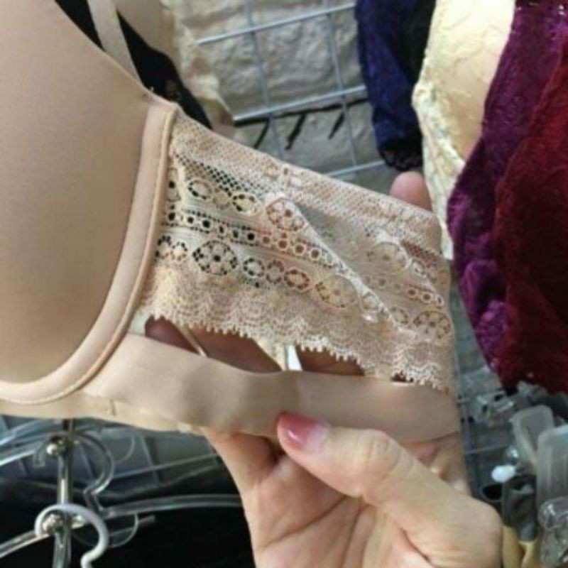 Áo lót mút kép đẩy ngực dây lưng phối ren sexy chuẩn thái lan -áo ngực