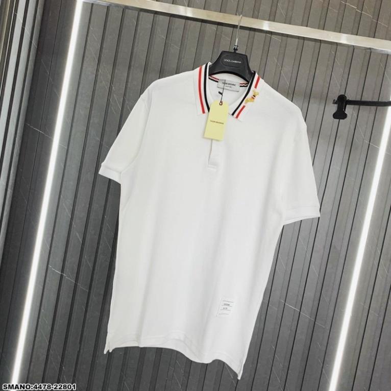 [Sẵn hàng] Áo Polo Thom Thêu Chú Chó Siêu Đẹp - Áo Thom Cổ Bẻ Siêu Chất