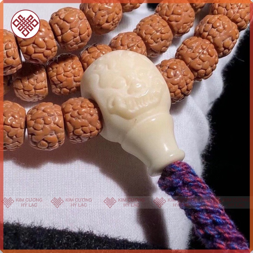 Chuỗi Đeo Tay, Vòng Phong Thủy 108 Hạt Bồ Đề Kim Cang [Kim Cương Hỷ Lạc] 9 Ly