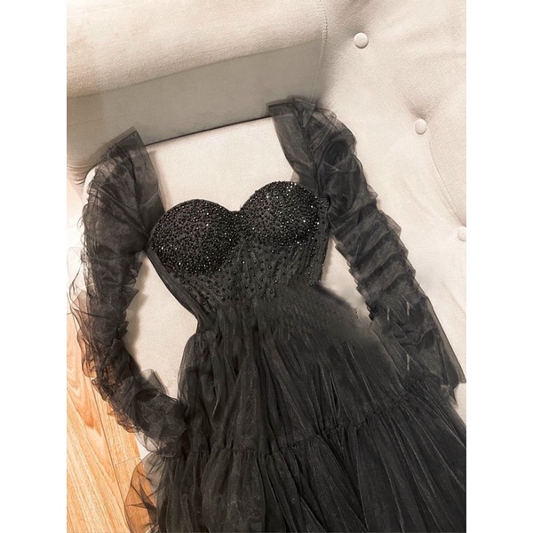 ĐẦM XOÈ KẾT TAT DÚN full size S /M/L/XL