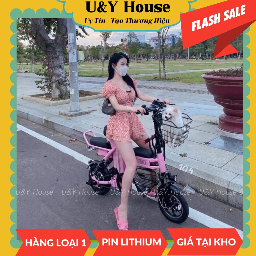 Xe đạp điện gấp gọn Theli 💥 BÁN CHẠY - Tặng giỏ xe💥 Xe đạp điện đa năng Adman-Theli HÀNG LOẠI 1 pin dung lượng 15a
