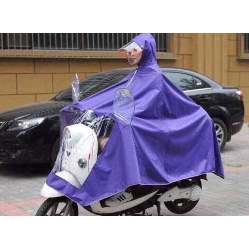 Áo mưa phản quang bao gương loại 1 đầu, 2 đầu