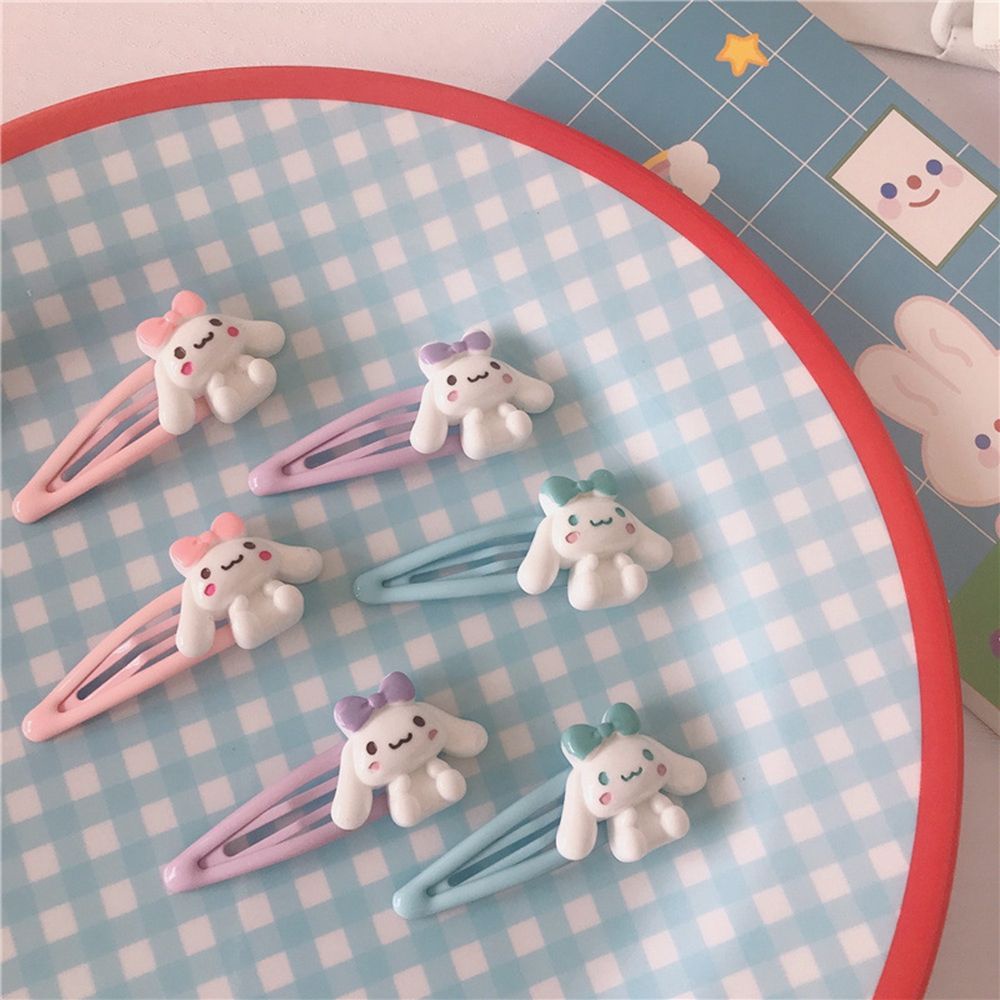 Kẹp tóc hình chú chó Cinnamoroll dễ thương phong cách Hàn Quốc cho nữ