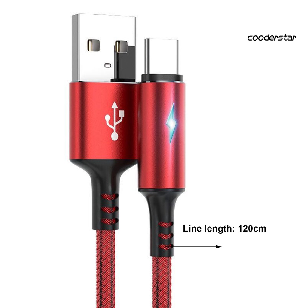 Cáp Sạc Nhanh Type-C Linh Hoạt Bện Dây Cho Điện Thoại Android