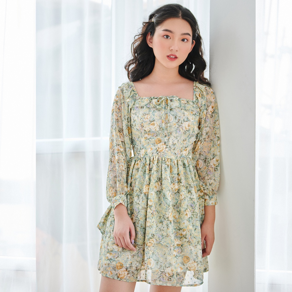 BLEUBIRD Váy voan xoè 2 tầng JARDIN DRESS | BigBuy360 - bigbuy360.vn