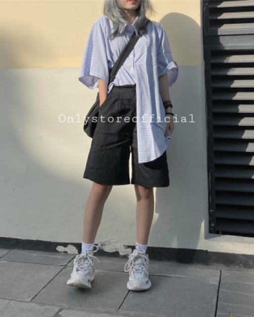 Set sơmi oversize+quần,cần tư vấn nhắn shop, nhận hàng có vấn đề liên hệ shop trước khi đánh giá