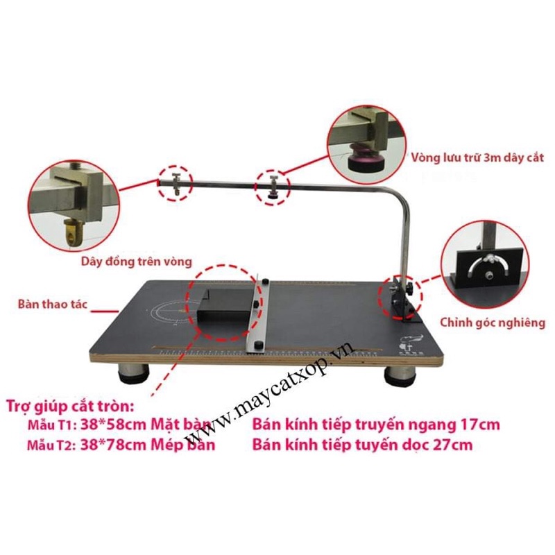 Máy Cắt Xốp - Máy Cắt Xốp Để Bàn T2