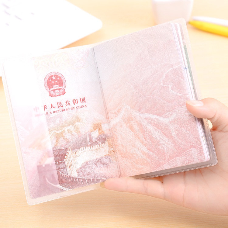 Vỏ Bọc Hộ Chiếu Bằng Nhựa PVC Mềm Chống Thấm Nước