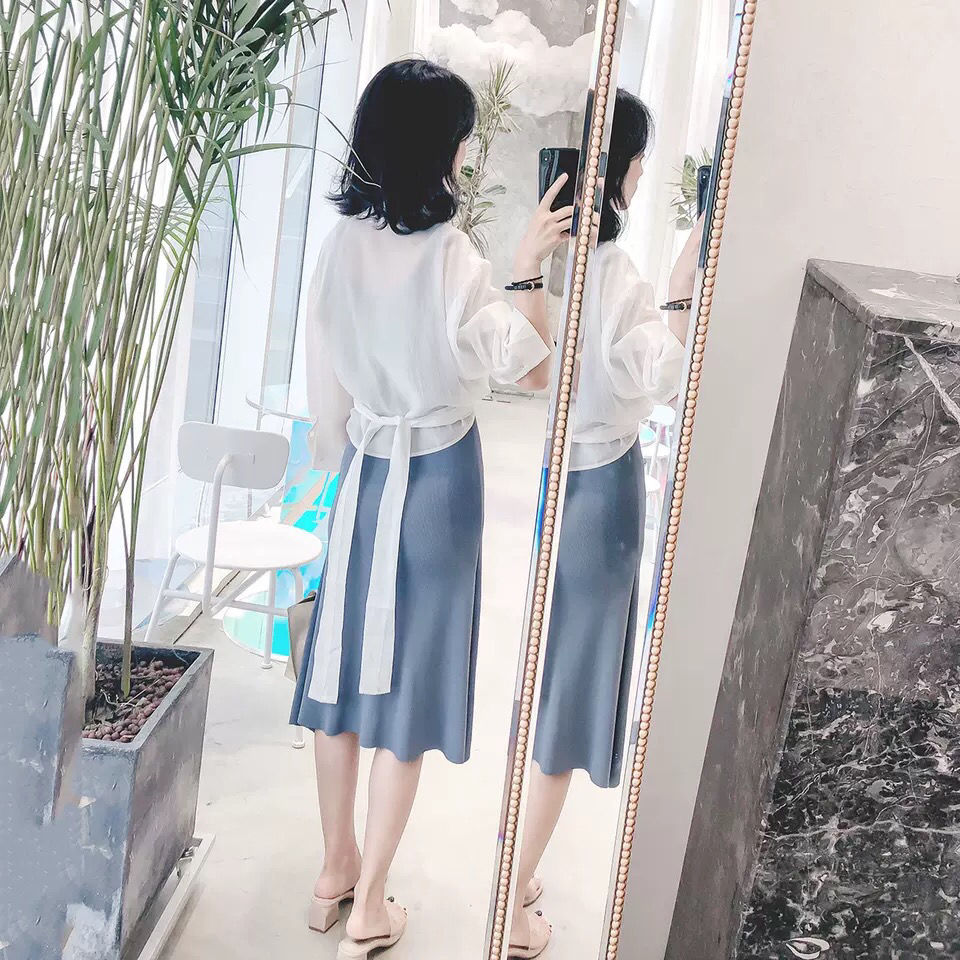 Áo Khoác Cardigan Chất Chiffon Chống Nắng Thời Trang Cho Nữ