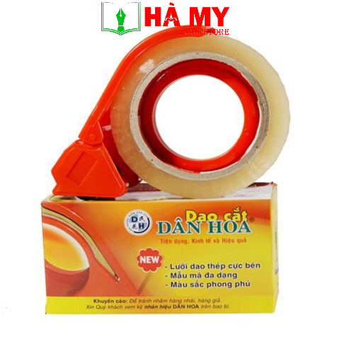 [Hỏa Tốc] Cắt Băng Keo Dân Hoa Cầm Tay 5F, 6F, 7F - Cắt băng keo bằng sắt Dân Hoa chính hãng  - Nhà sách Hà My