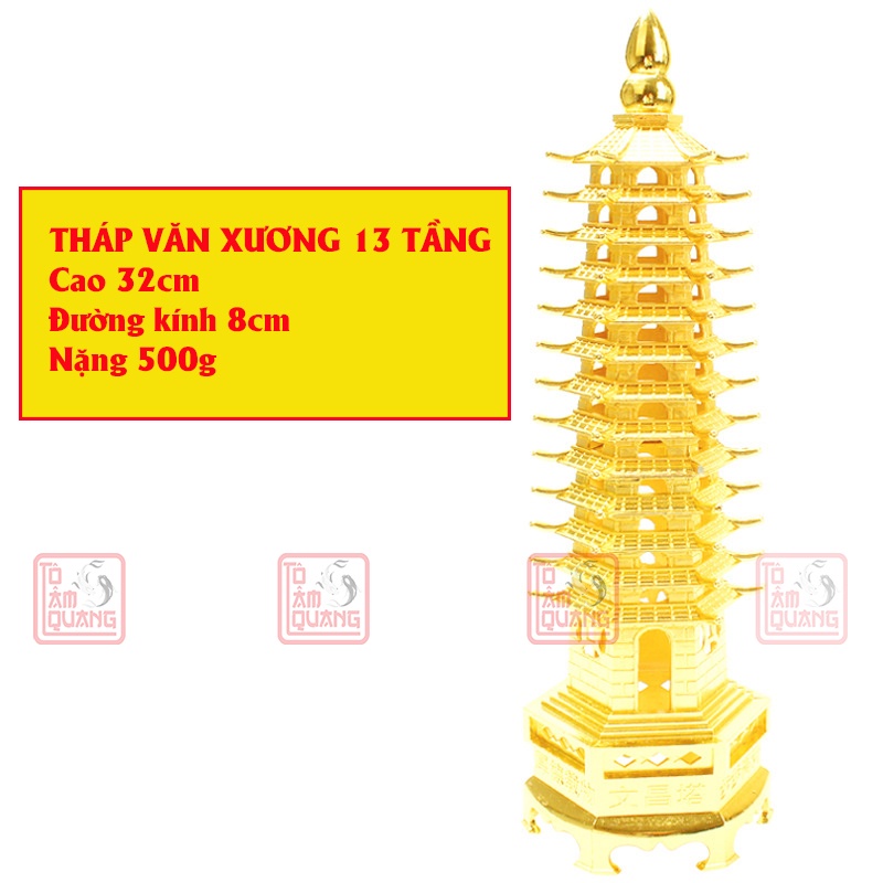 Tháp văn xương phong thủy 13 tầng trí tuệ sự nghiệp học hành thăng tiến - TÔ TÂM QUANG