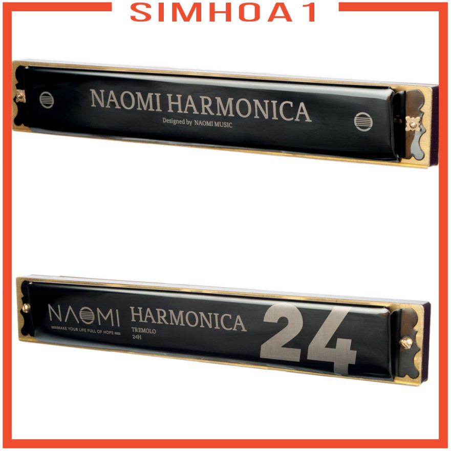 Kèn Harmonica Tremolo 1 24 Lỗ Và Phụ Kiện