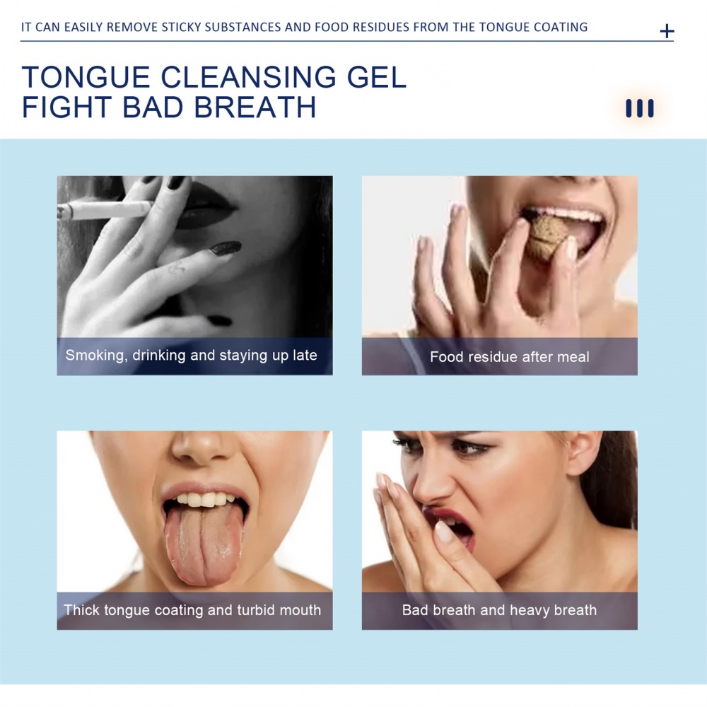 Bộ Dụng Cụ Vệ Sinh Lưỡi Bằng Silicone Kèm Bàn Chải Vệ Sinh Răng Miệng Khử Mùi Hương Bạc Hà Dễ Sử Dụng Cho Nam Và Nữ