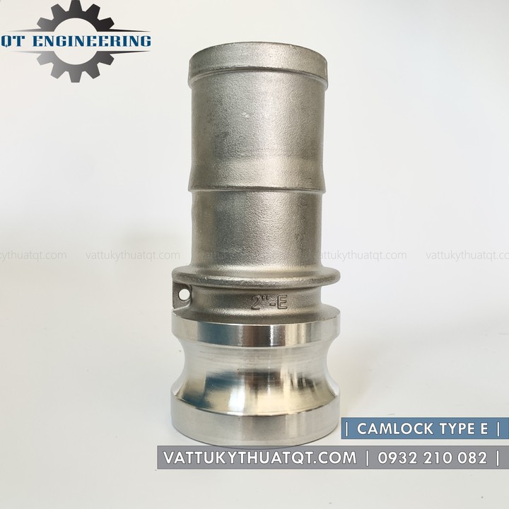 Khớp nối nhanh Camlock INOX 304 | Kiểu E | DN15,DN20,DN25