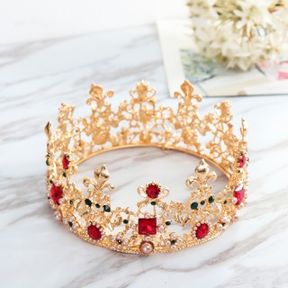 Vương miện cài tóc đính đá pha lê dành cho cô dâu
