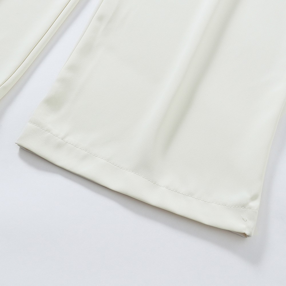 NUZIRO  Quần Dài Lưng Cao Ống Rộng Phong Cách Hàn Quốc