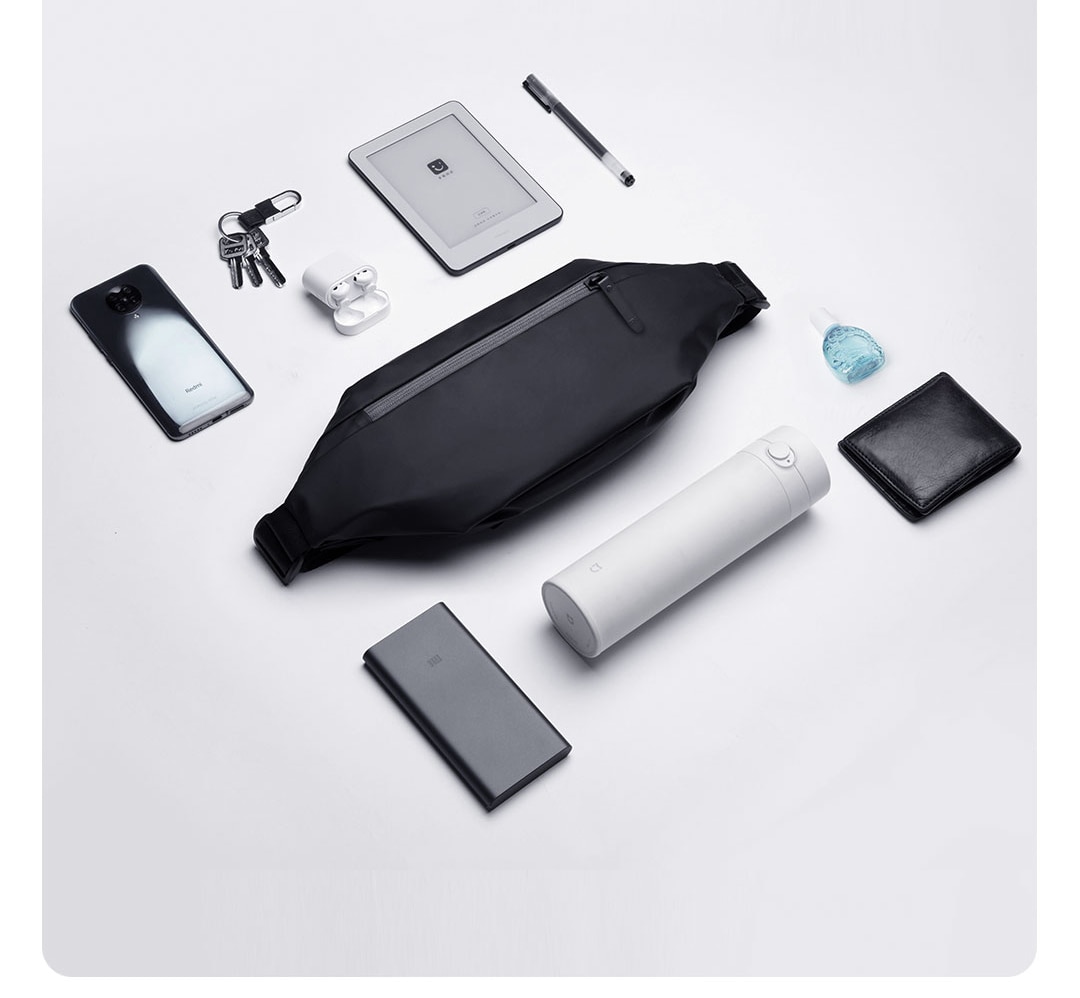 Xiaomi Túi thể thao đa chức năng Túi đeo ngực Thông thường Trọng lượng nhẹ Thân thiện với da Ba lô chống mài mòn Cấu trúc bốn lớp Có thể chứa cốc nước Dây đeo nylon Không thấm nước Ví du lịch Túi đựng điện thoại Túi đeo hông