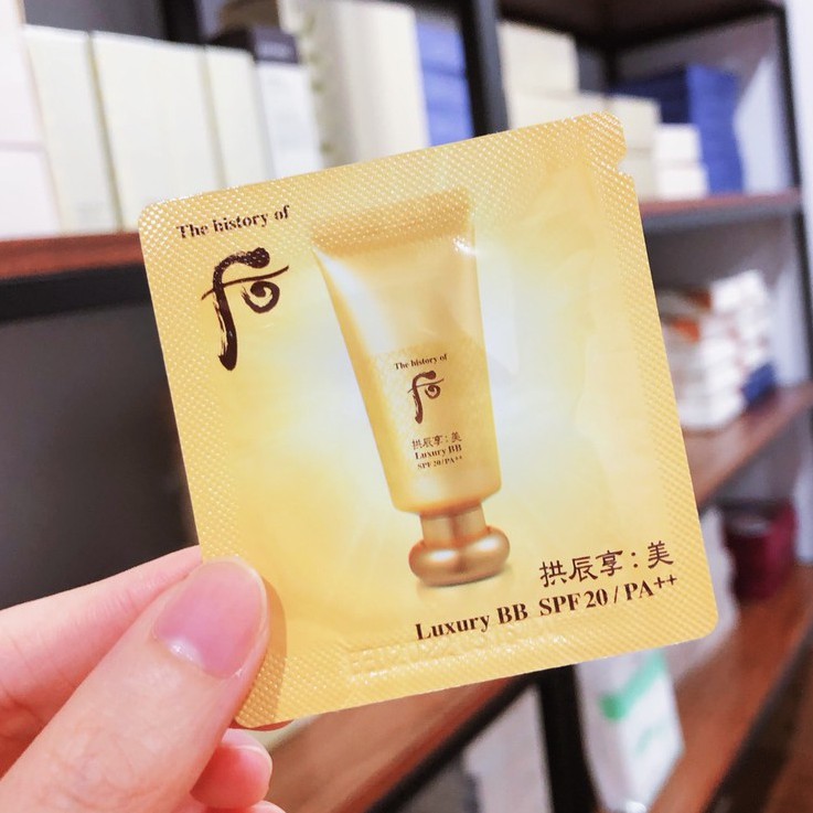 Sample Kem nền BB whoo vàng che khuyết điểm