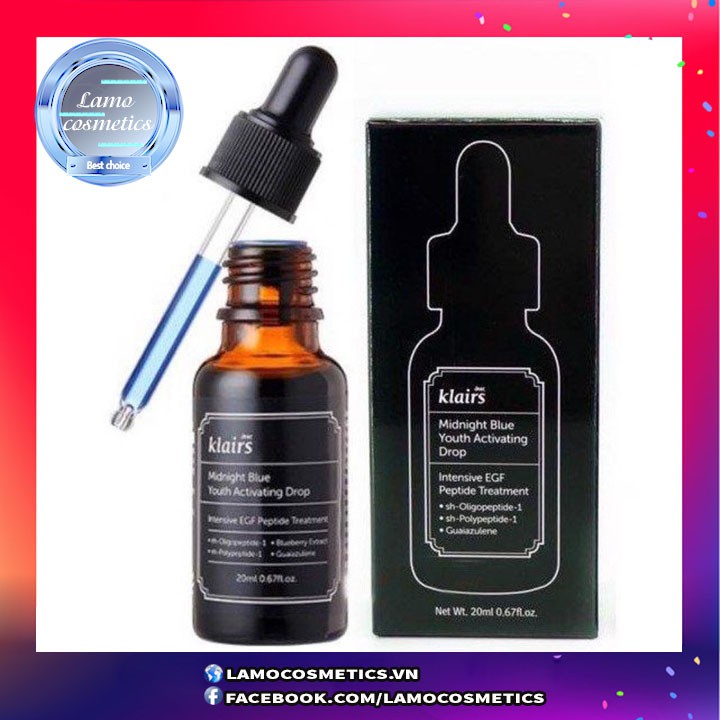 Tinh chất Midnight Blue Youth Activating Drop Klairs