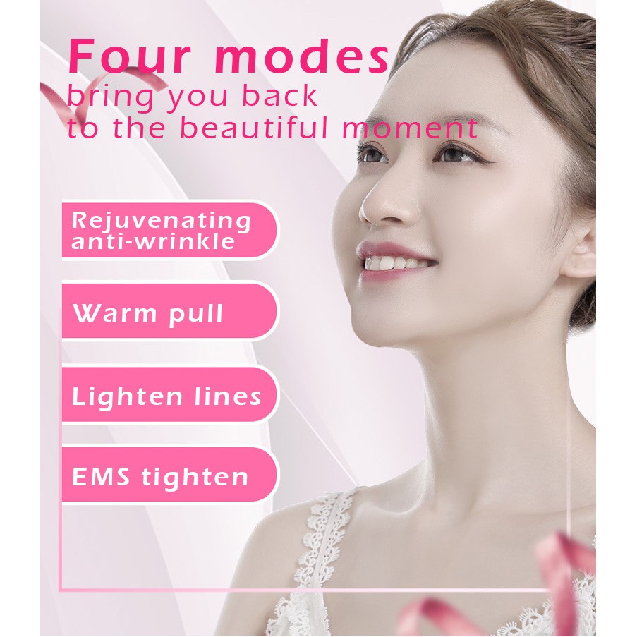 BIOSKIN Smart Neck Beauty Massager LED Photon Therapy EMS Heating Face Lifting Vibration Skin Tighten Anti-Wrinkle Remove Device