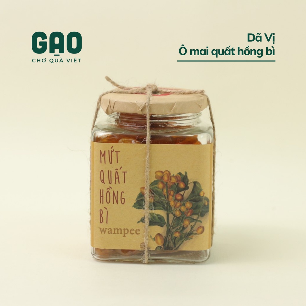 Ô mai quất hồng bì - Dã Vị - Lọ 300g