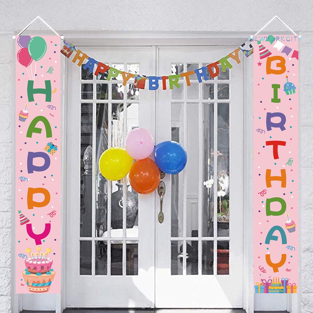 Bộ Dây Treo Trang Trí Tiệc Sinh Nhật In Chữ Happy Birthday