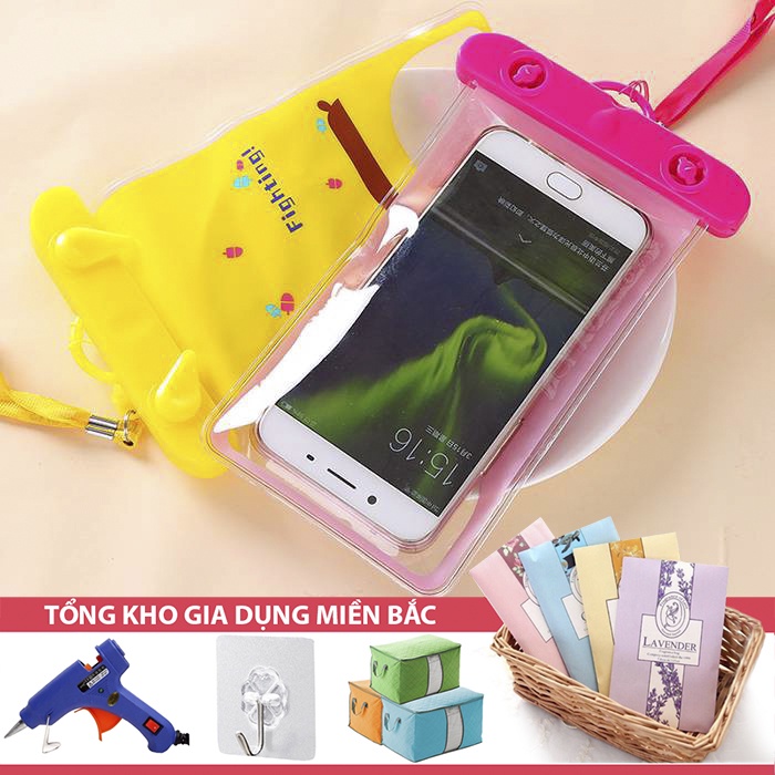 [Tổng Kho Sỉ] Bao Đựng ĐIện Thoại Chống Nước 100% Hình Cute - Đi Biển