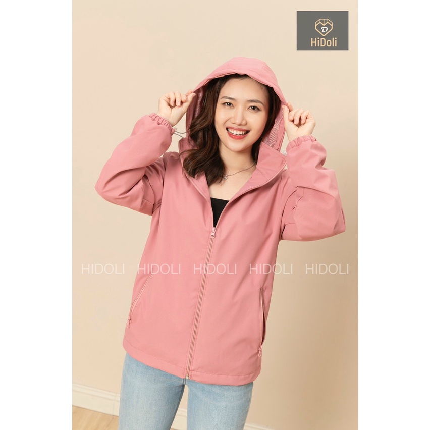 Áo gió nữ 2 lớp chống nước cản gió cực tốt size 35-65kg